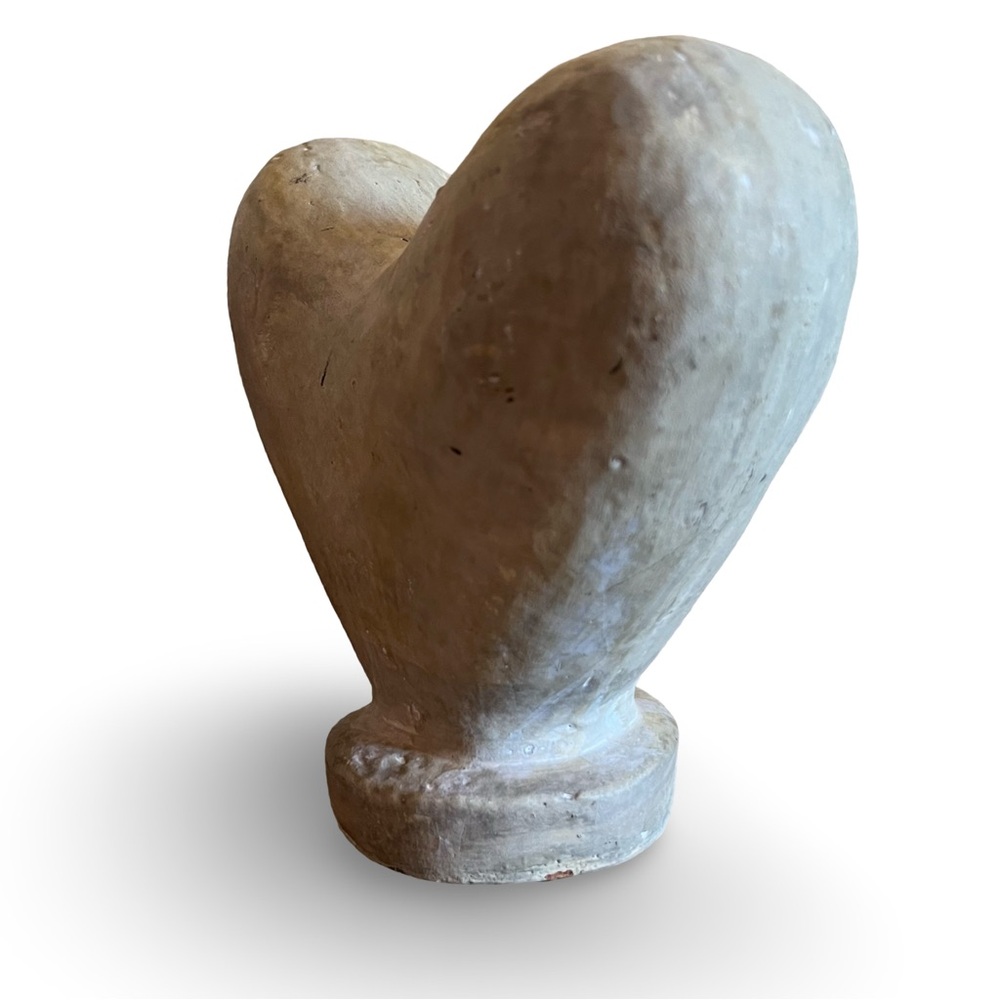 Artisan Studio Heart Sculpture from Pottery Barn Hand Crafted - Picture 5 of 7